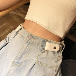 Waist retraction invisible Tightness belt summer ornament Cowboy Seamless belt..