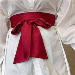 bow Waist retraction belt Dress ornament belt lady Girdle width belt