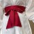 bow Waist retraction belt Dress ornament belt lady Girdle width belt