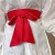 bow Waist retraction belt Dress ornament belt lady Girdle width belt