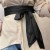 bow Waist retraction belt Dress ornament belt lady Girdle width belt