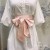 bow Waist retraction belt Dress ornament belt lady Girdle width belt
