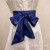 bow Waist retraction belt Dress ornament belt lady Girdle width belt