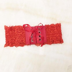 Tightness belt  lace flower Girdle  Tightness elasticity ornament belt  Dress ..