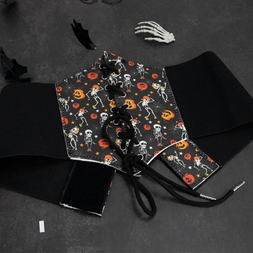  trend personality leisure fashion skull Girdle width belt