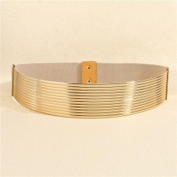 ornament belt gold long Girdle fashion elasticity width belt all-Purpose Dress accessories occidental style