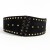  occidental style Rivet trend personality Girdle woman collocation Coat big women dress Waist retraction fashio