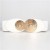 autumn Double circle Tightness belt high atmospheric occidental style wind textured Metal thin Girdle