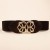 Girdle new  lady belt love flowers Shells butterfly buckle head belt multicolorcm