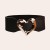 (HYP   black)Girdle new  lady belt love flowers Shells butterfly buckle head belt multicolorcm