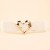 Girdle new  lady belt love flowers Shells butterfly buckle head belt multicolorcm