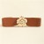 Girdle fashion all-Purpose elasticity lady flowers ornament big Tightness belt width belt personality