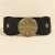 Metal Round buckle belt woman carving retro Girdle ornament big Winter all-Purpose elasticity Girdle pal