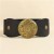 Metal Round buckle belt woman carving retro Girdle ornament big Winter all-Purpose elasticity Girdle pal