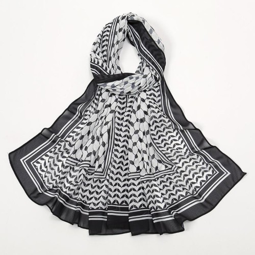  print Chiffon head Arab scarf medium East Dubai Turkey head