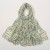 spring summer fresh flowers Chiffon print long woman style samll floral long style shawl