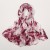 spring summer fresh flowers Chiffon print long woman style samll floral long style shawl