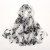 spring summer fresh flowers Chiffon print long woman style samll floral long style shawl