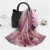 spring summer Chiffon print color scarf  thin style all-Purpose Chiffon Sunscreen samll  Q