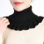 Autumn and Winter knitting woolen wind warm Collar woman pure color brief all-Purpose high collar detachable c