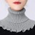 Autumn and Winter knitting woolen wind warm Collar woman pure color brief all-Purpose high collar detachable c