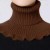 Autumn and Winter knitting woolen wind warm Collar woman pure color brief all-Purpose high collar detachable c