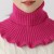 Autumn and Winter knitting woolen wind warm Collar woman pure color brief all-Purpose high collar detachable c