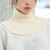 Autumn and Winter knitting woolen samll Collar pure color brief all-Purpose warm high collar woman