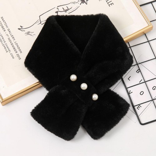  fur collar scarf samll Collar Winter woman all-Purpose lovely woman student imitate velvet Korean style warm