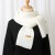 Autumn and Winter knitting scarf new warm medium long style pure color brief woman style scarf