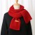 Autumn and Winter knitting scarf new warm medium long style pure color brief woman style scarf