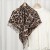 leopard pattern imitate sheep velvet warm shawl Autumn and Winter fashion all-Purpose woman scarf short tassel