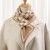 Korean style Autumn and Winter knitting woolen thick warm short style scarf houndstooth all-Purpo