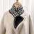 Korean style Autumn and Winter knitting woolen thick warm short style scarf houndstooth all-Purpo