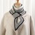 Korean style Autumn and Winter knitting woolen thick warm short style scarf houndstooth all-Purpo