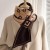 Korean style Autumn and Winter knitting woolen thick warm short style scarf houndstooth all-Purpo