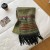 ~ Stripe imitate sheep velvet scarf woman Autumn and Winter high all-Purpose scarf