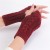 short style twisted fashion glove Autumn and Winter man woman Korean style knitting woolen half warm