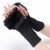 rhombus short style glove Autumn and Winter woolen sleeves woman sleeves knitting warm