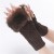 rhombus short style glove Autumn and Winter woolen sleeves woman sleeves knitting warm
