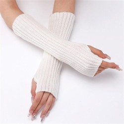 long Stripe glove Autumn and Winter woolen sleeves man woman medium long style..