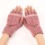  Autumn and Winter short style woolen glove woman warm fashion knitting half sleeves