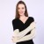 twisted long glove Korean style woman Autumn and Winter half woolen glove knitting warm sleeves