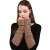 twisted long glove Korean style woman Autumn and Winter half woolen glove knitting warm sleeves