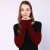 twisted long glove Korean style woman Autumn and Winter half woolen glove knitting warm sleeves