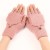 Stripe woolen warm glove half man woman Autumn and Winter student Word knitting