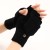 Stripe woolen warm glove half man woman Autumn and Winter student Word knitting