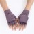 Stripe woolen warm glove half man woman Autumn and Winter student Word knitting