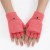 Stripe woolen warm glove half man woman Autumn and Winter student Word knitting