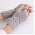short style rhombus knitting woolen warm half glove Autumn and Winter woman fashion sleeves sleeves